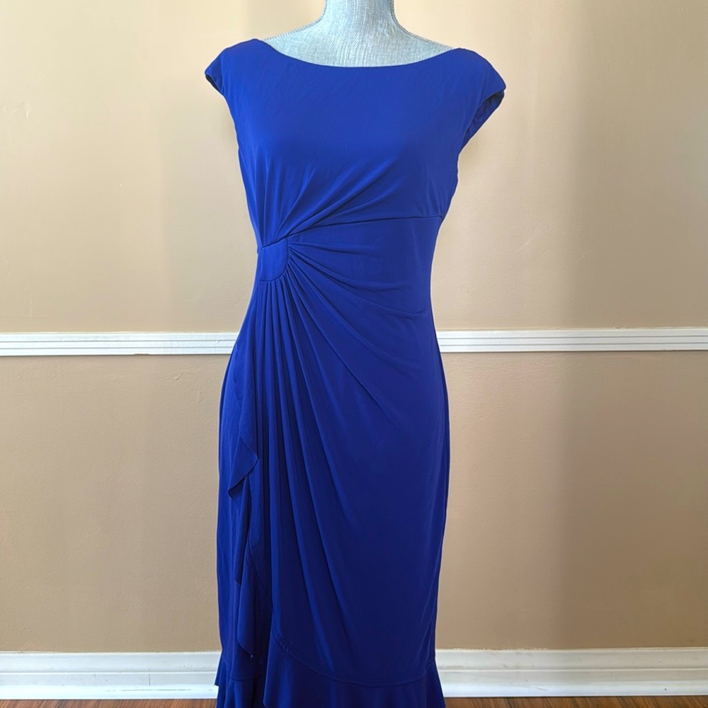 CONNECTED APPAREL 💙BLUE💙 DRESS SIZE 10 🌟EUC🌟